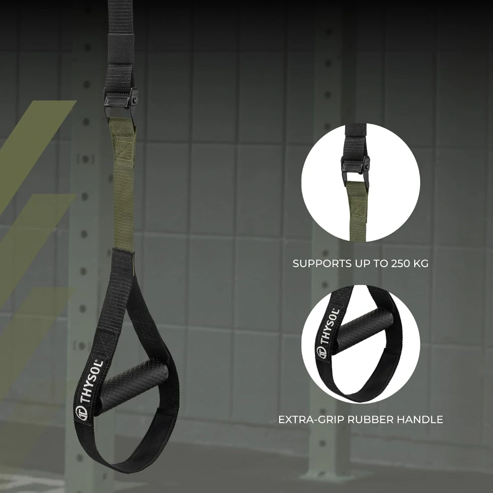 THYSOL XTREME PRO – závěsný posilovací systém s popruhy a kotvou do dveří