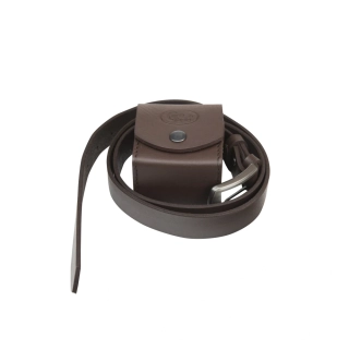 Kožený pásek s krabičkou a držákem na nůžky